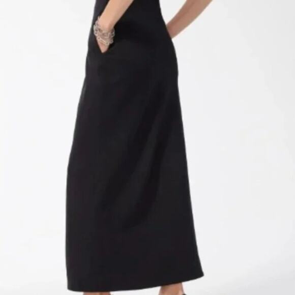 Chico's Black Label Stretch Maxi Skirt Black 2 - Picture 1 of 1